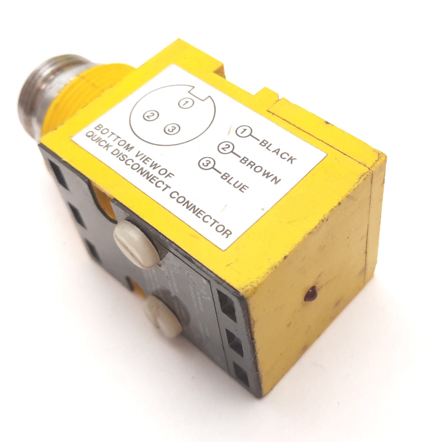 Used Banner SM2A912LVQD Valu-Beam Retroreflective Photoelectric Sensor 30ft 24-250VAC