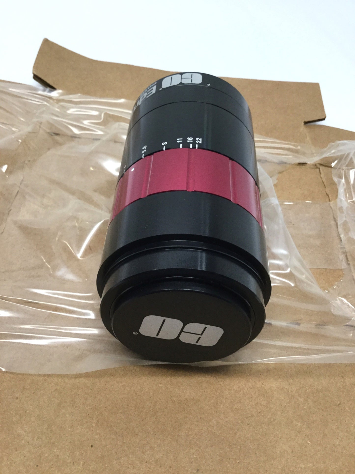 Open box Edmund 68-222 High Resolution 1.0X Large Format Line Scan Lens 125mm FL f/4-f/22