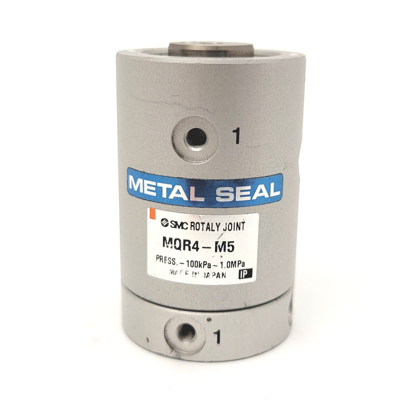 Used SMC MQR4-M5 Metal Seal Pneumatic Rotary Joint 4-Circuit M5x0.8 -100kPa To 1.0MPa