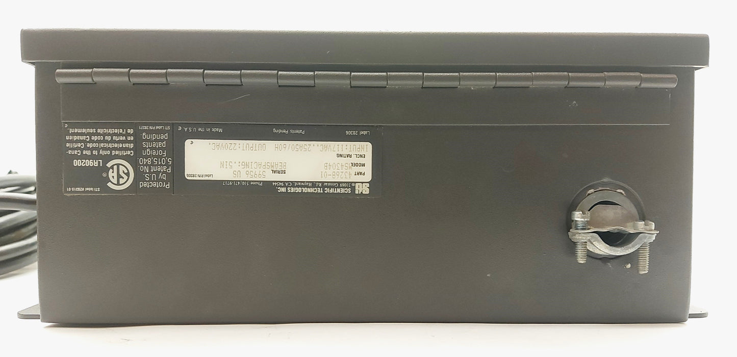 Used STI 43268-01 MS4304B MiniSafe Light Curtain Controller 2x NO Contacts 120VAC