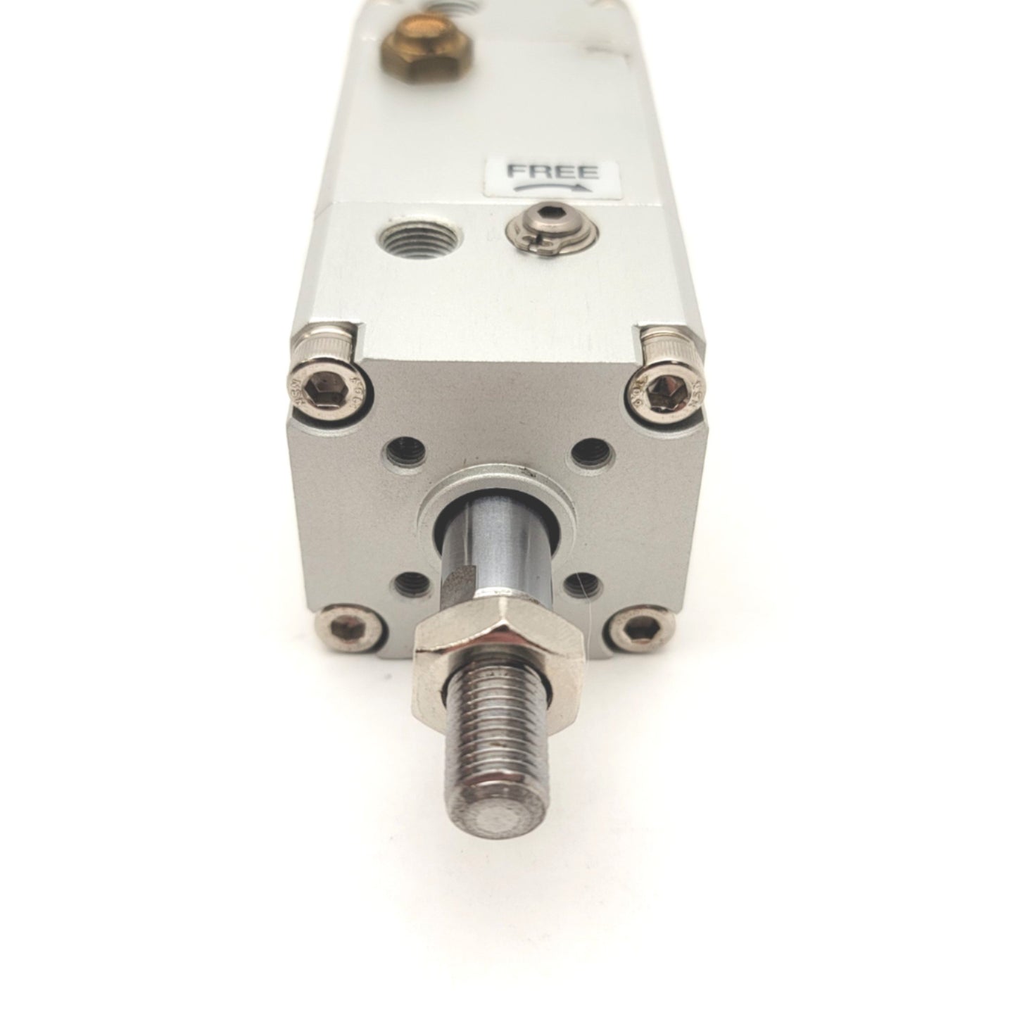 Used SMC CNGBN32-100-D Double Acting Cylinder With Lock Stroke: 100mm, 0.08-1.0MPa