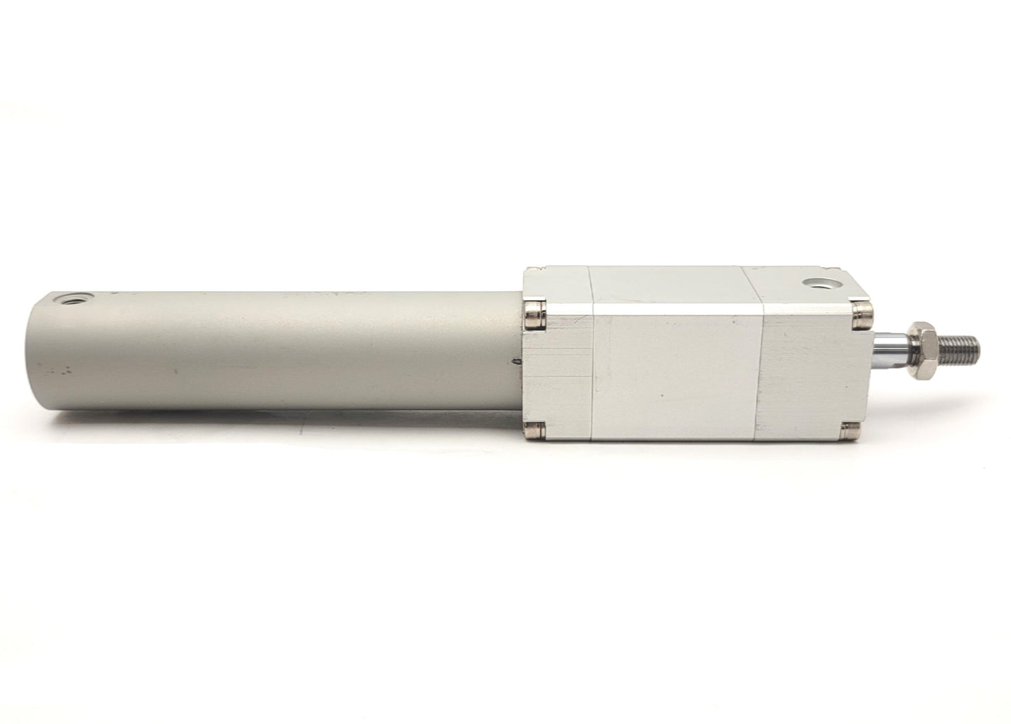 Used SMC CNGBN32-100-D Double Acting Cylinder With Lock Stroke: 100mm, 0.08-1.0MPa