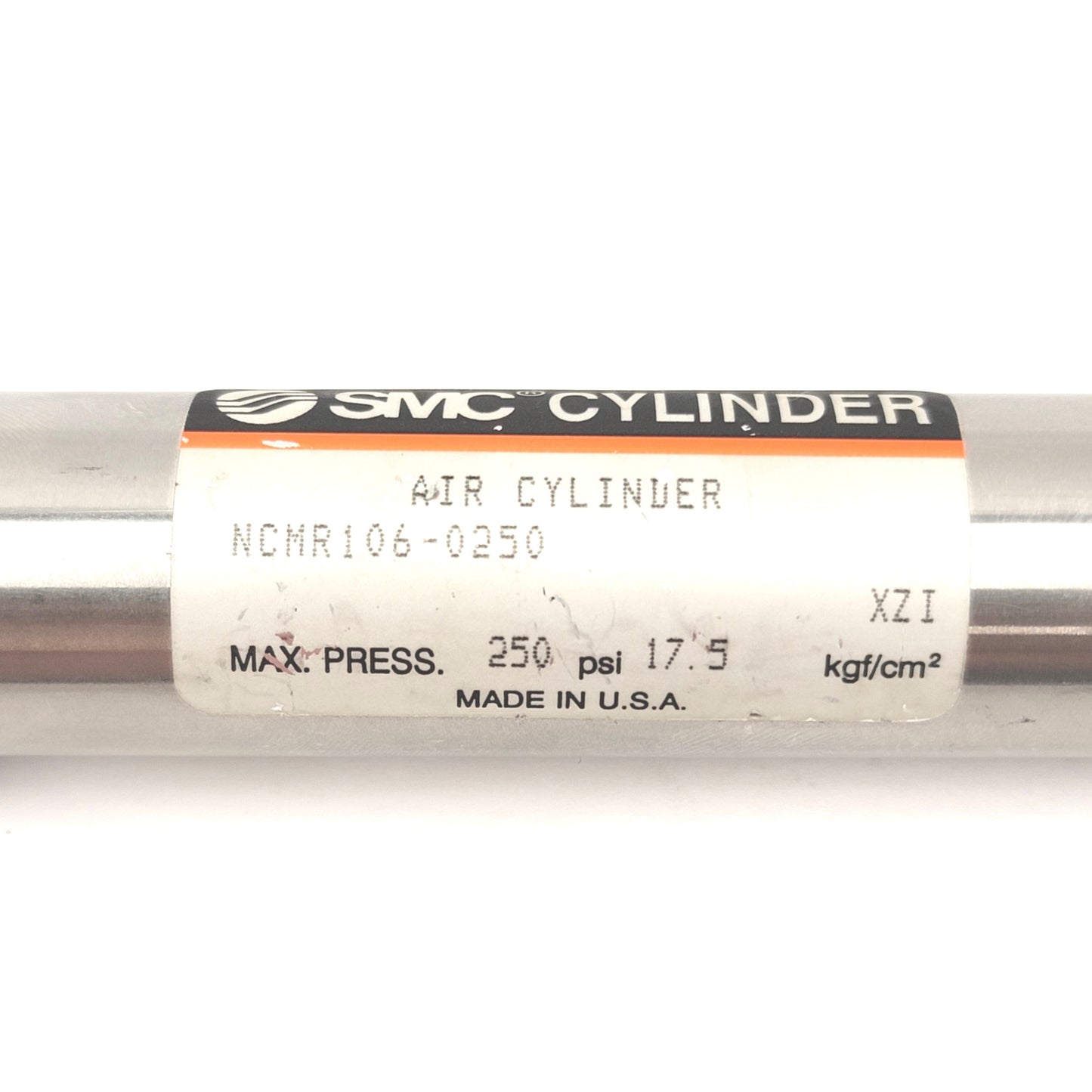 Used SMC NCMR106-0250 Double Acting Round Body Cylinder Bore: 1-1/16" Stroke: 2.5"