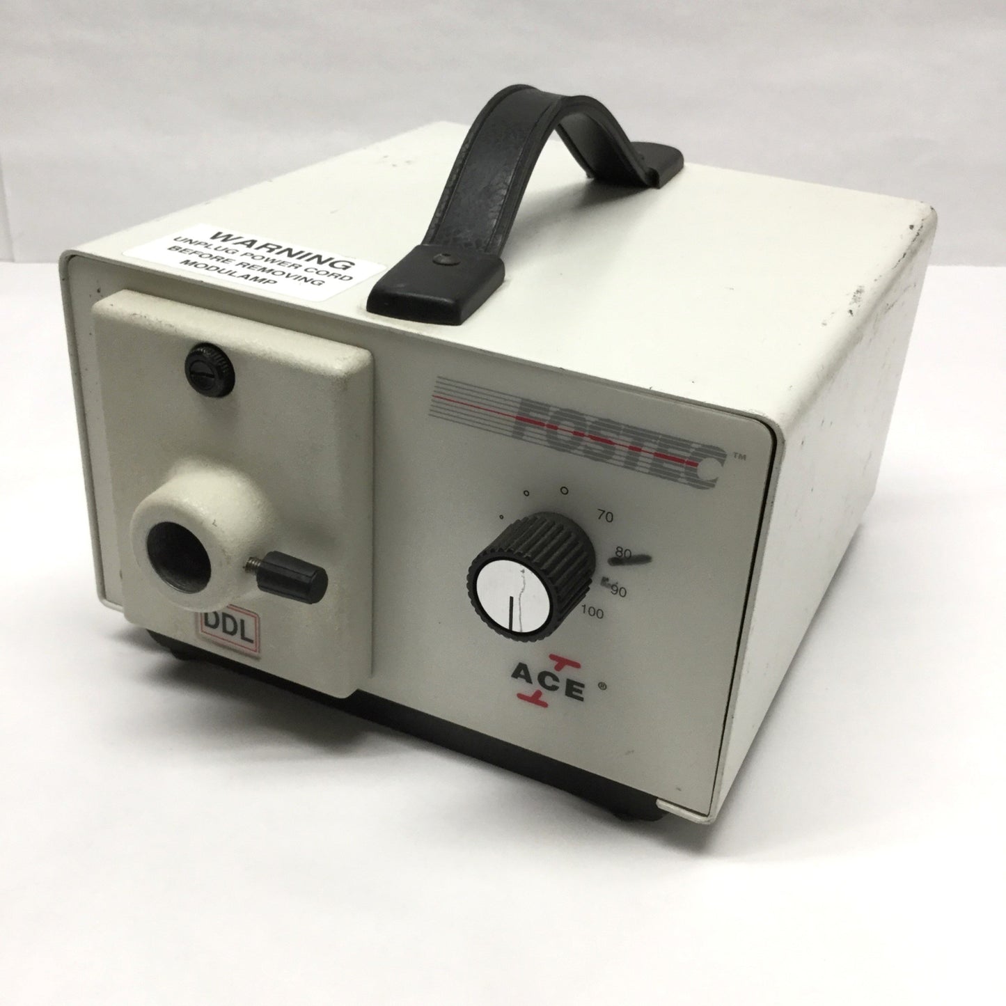 Used Fostec 20500.2 ACE I Fiber Optic Light Source Illuminator, DDL Lamp 150W, 115VAC