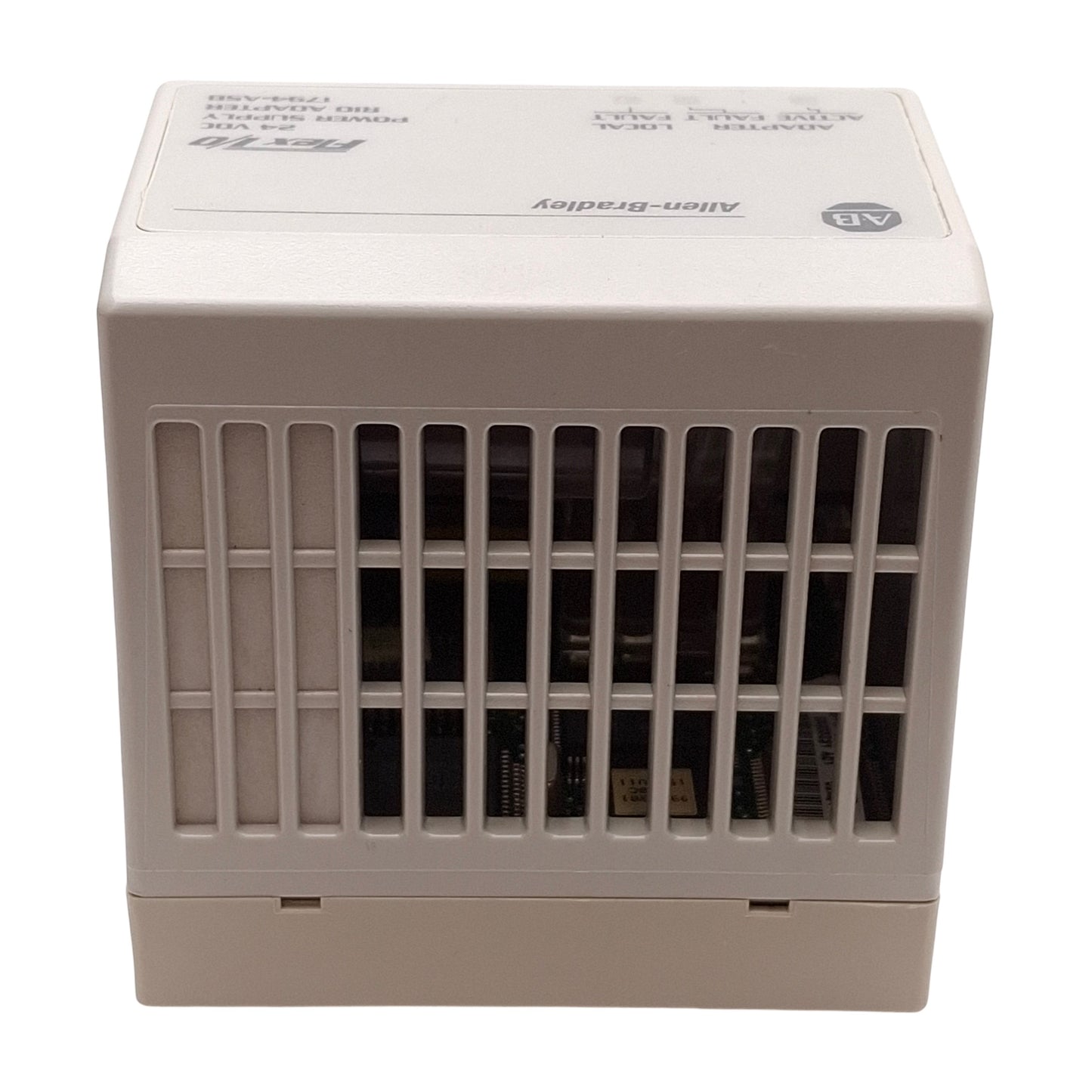 Used Allen Bradley 1794-ASB Ser D Flex I/O Power Supply RIO Remote Adapter 24VDC