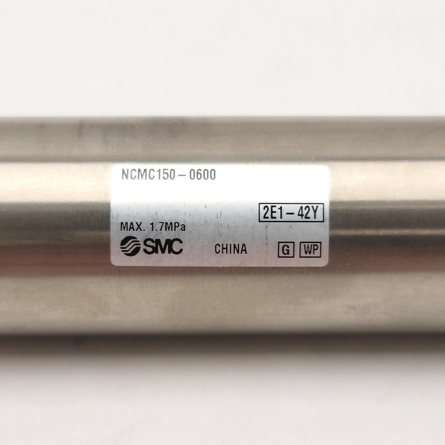 New – Open box SMC NCMC150-0600 Rear Pivot Round Body Cylinder Bore: 1.5", Stroke: 6", 8-250psi