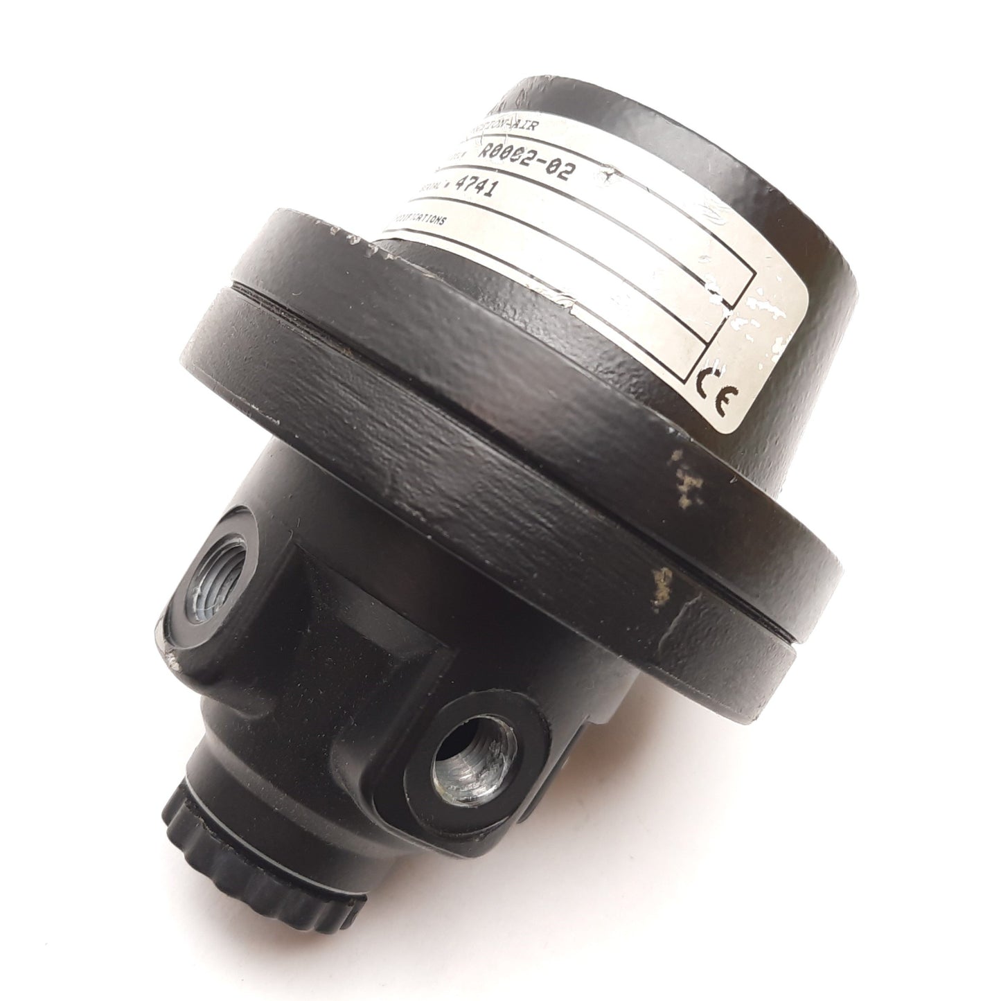 Used Proportion Air R0002-02 Pressure Regulator, Inlet: 400psi Max, Outlet: 0-300psi