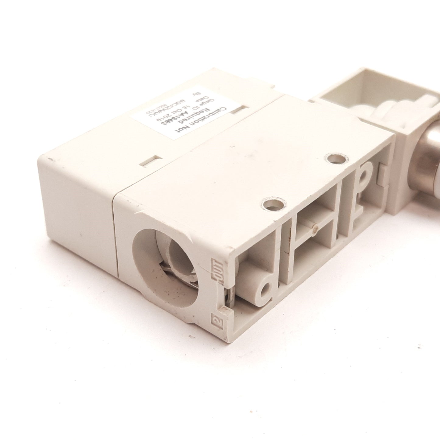 Used SMC PFMB7201S-C8L-E Digital Flow Switch, 2-200L/min, 12-24VDC, 0.75MPa, PNP