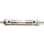 Used SMC NCMW075-0200 Double Rod Round Body Cylinder Bore: 3/4", Stroke: 2", 8-250psi