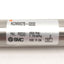 Used SMC NCMW075-0200 Double Rod Round Body Cylinder Bore: 3/4", Stroke: 2", 8-250psi