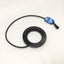 Used CCS LDR-75LA-1 Low Angle Ring Light 660nm Red LED, 75mm OD, 46mm ID, 12VDC 3W