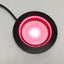 Used CCS LDR-75LA-1 Low Angle Ring Light 660nm Red LED, 75mm OD, 46mm ID, 12VDC 3W