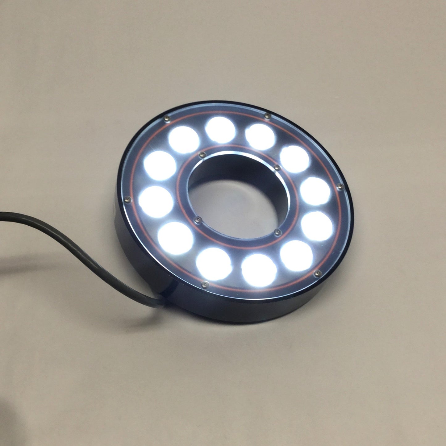 Used Advanced Illumination RL113 High Intensity Bright Field LED Ring Light White 24V