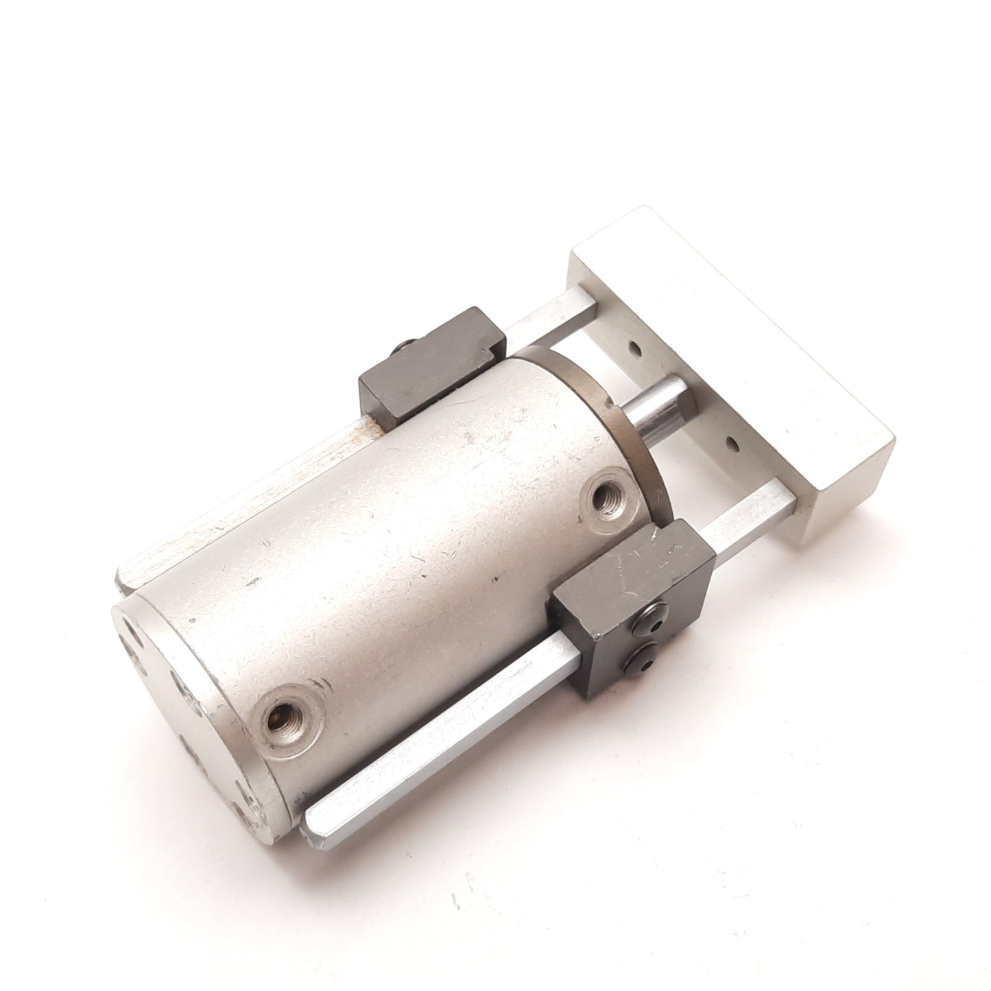 Used Fabco-Air K-7-X-BFR-G Pancake Guided Cylinder, Bore: 3/4", Stroke: 2", 10-32