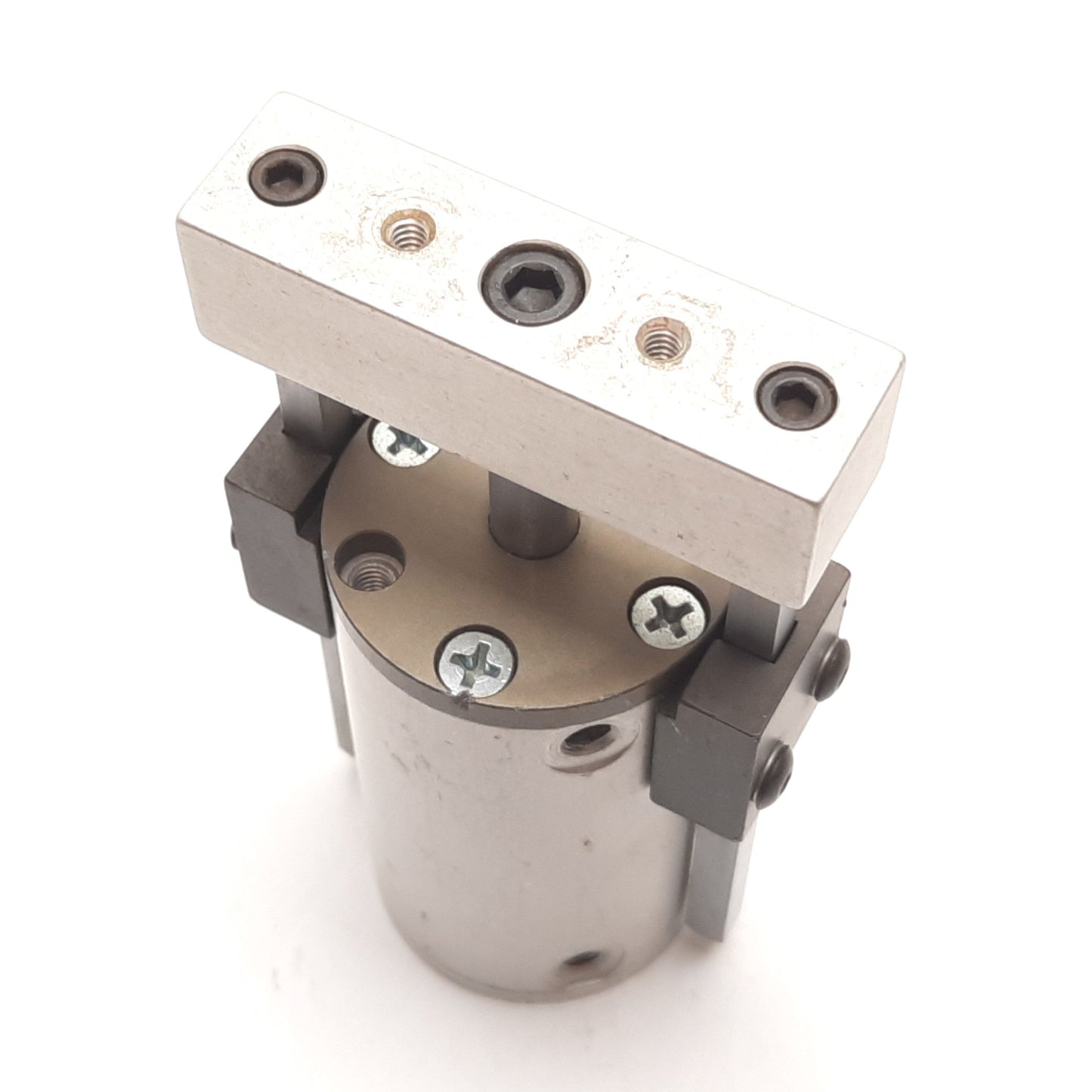 Used Fabco-Air K-7-X-BFR-G Pancake Guided Cylinder, Bore: 3/4", Stroke: 2", 10-32