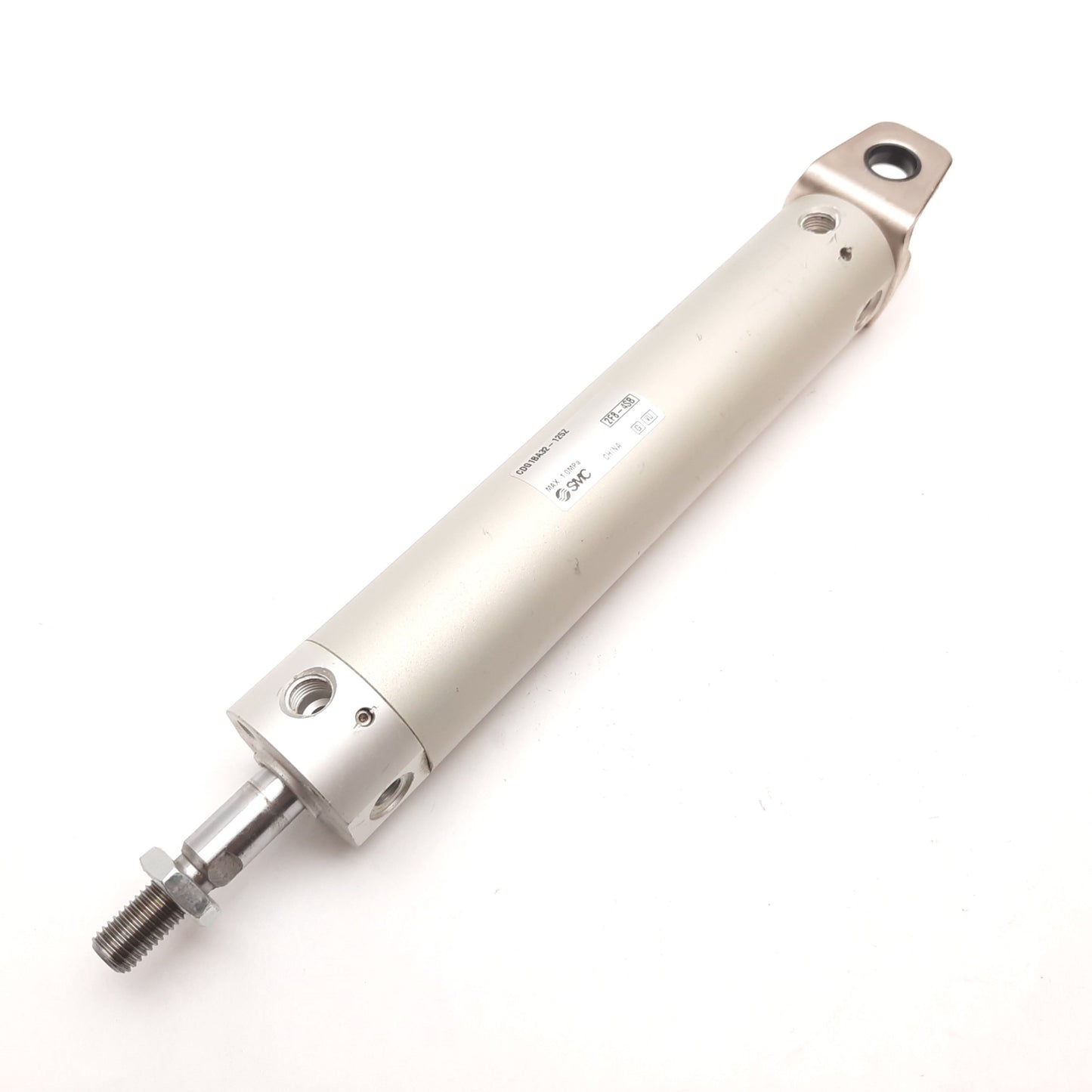 Used SMC CDG1BA32-125Z Pneumatic Cylinder, Bore: 32mm, Stroke: 125mm, Rc1/8, 1.0MPa