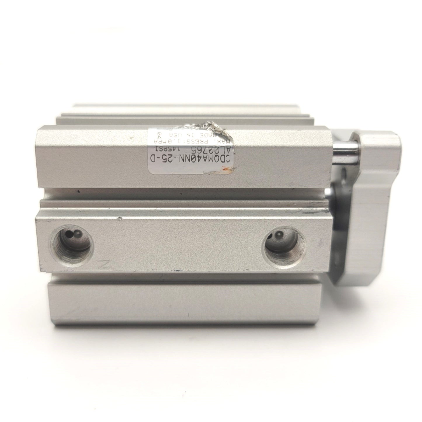 New – Open box SMC CDQMA40NN-25-D Guided Cylinder Spring Return Bore: 40mm Stroke: 25mm 1.0MPa