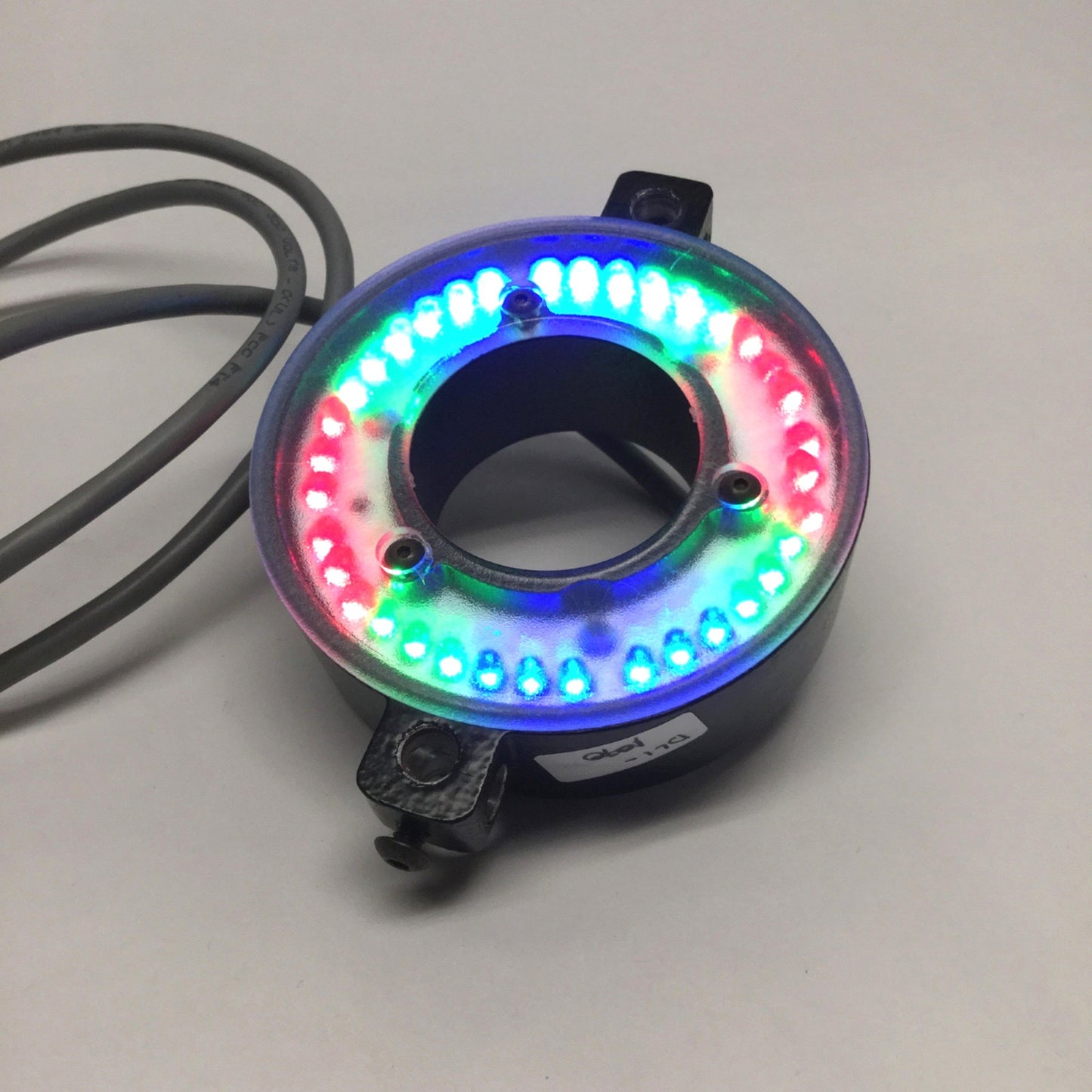 Used Advanced Illumination RL4236 LED Medium Aimed Bright Field Ring Light RGB, 24VDC