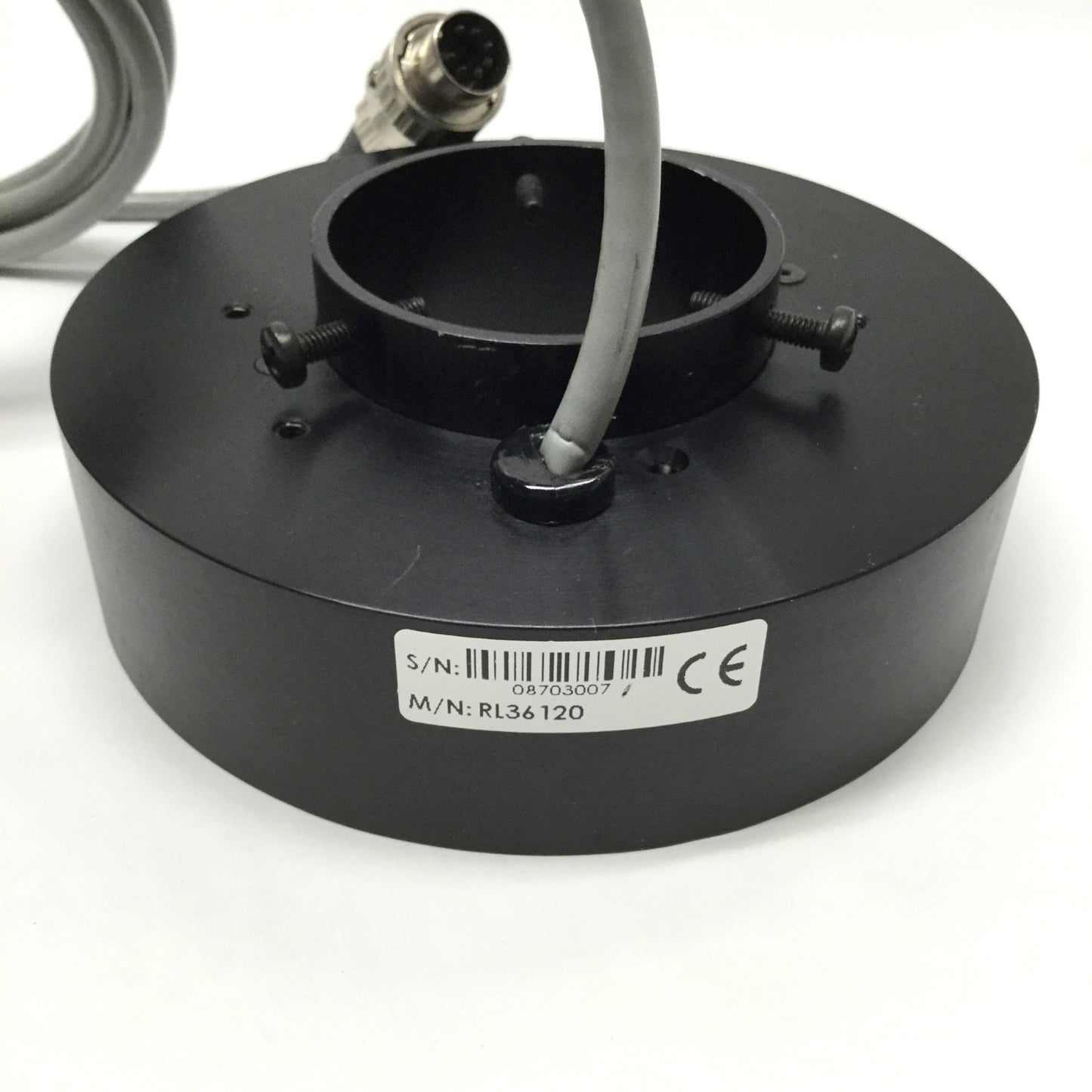 Used Advanced Illumination RL36120 LED Large Aimed Bright Field Ring Light RGB, 24VDC