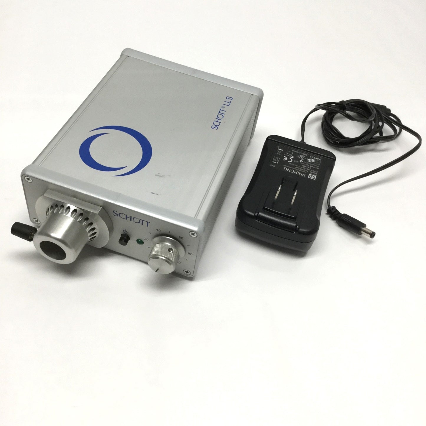 Used Schott A20960.1 LLS Fiber Optic Light Source Illuminator, White LED, 24VDC