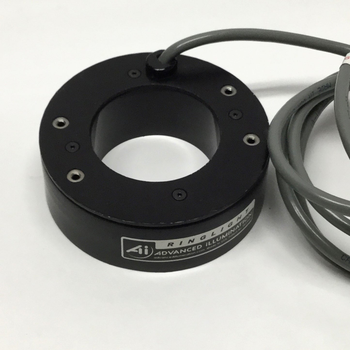 Used Advanced Illumination RL4260 Medium Aimed Bright Field Red LED Ring Light, 24VDC