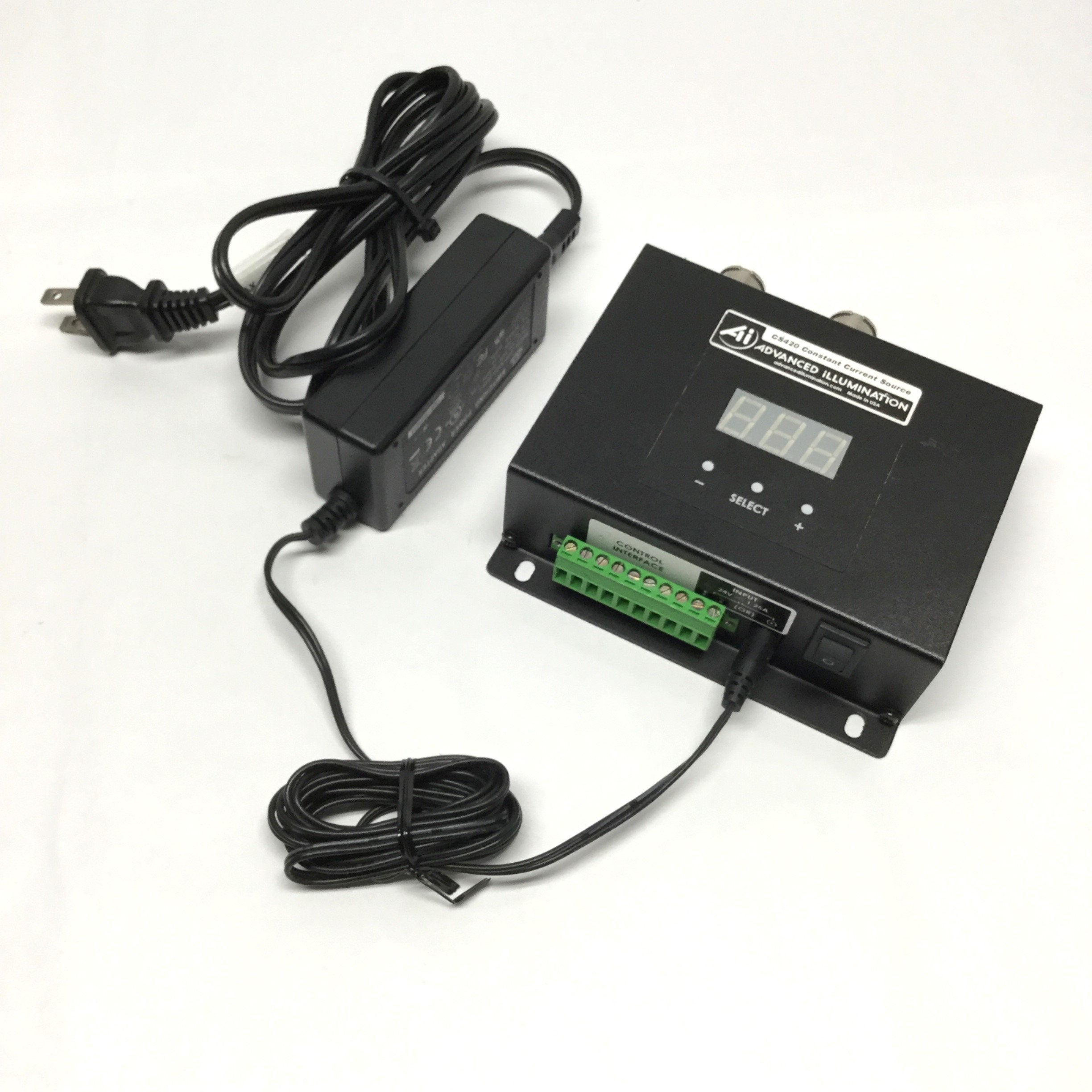 Led Intensity Control Kit Advanced Illumination CS420 Constant Current LED Intensity Controller ...
