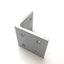 Used Lot of 5 80/20 4304 Aluminum Inside 90° Corner Brackets, 8-Hole, 15 Series