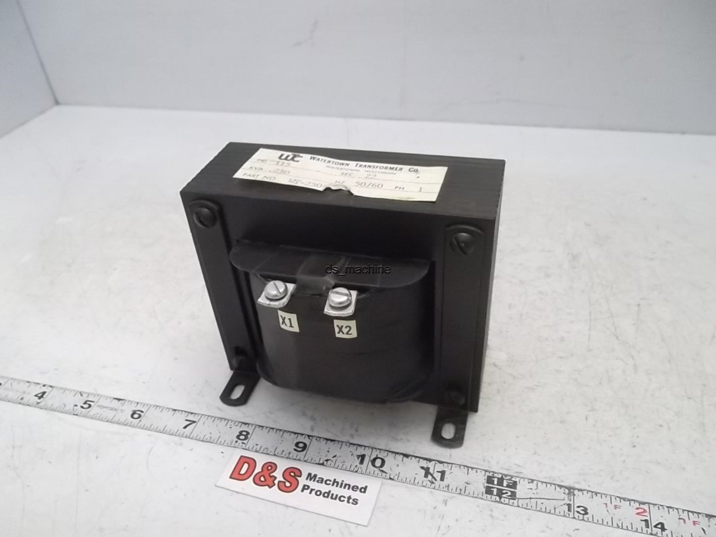 Used Watertown WT-250 Transformer 0.250KVA