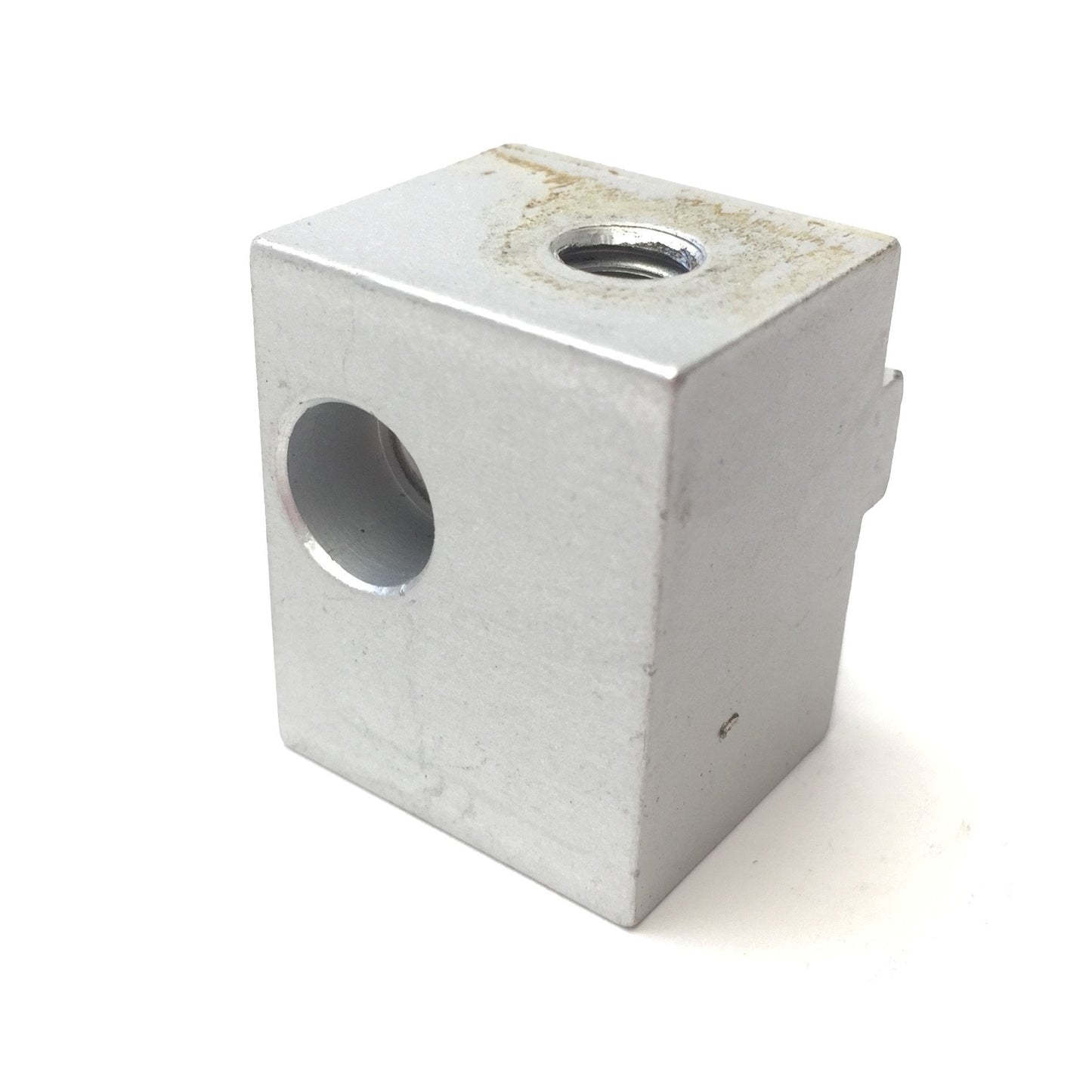 Used Lot of 10 80/20 2425 Aluminum Extrusion Shelving Panel Mount Blocks, 15 Series