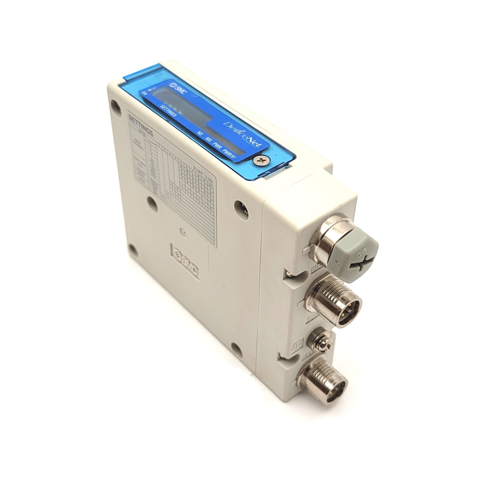 Smc Relay Module SMC EX260-SDN3 DeviceNet Serial Interface Module, 16 Outputs, 24VDC, M ...