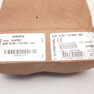 New – Open box Schmersal AZM 161SK-12/12RK-024 Safety Interlock Switch, 2x N/O 4x N/C