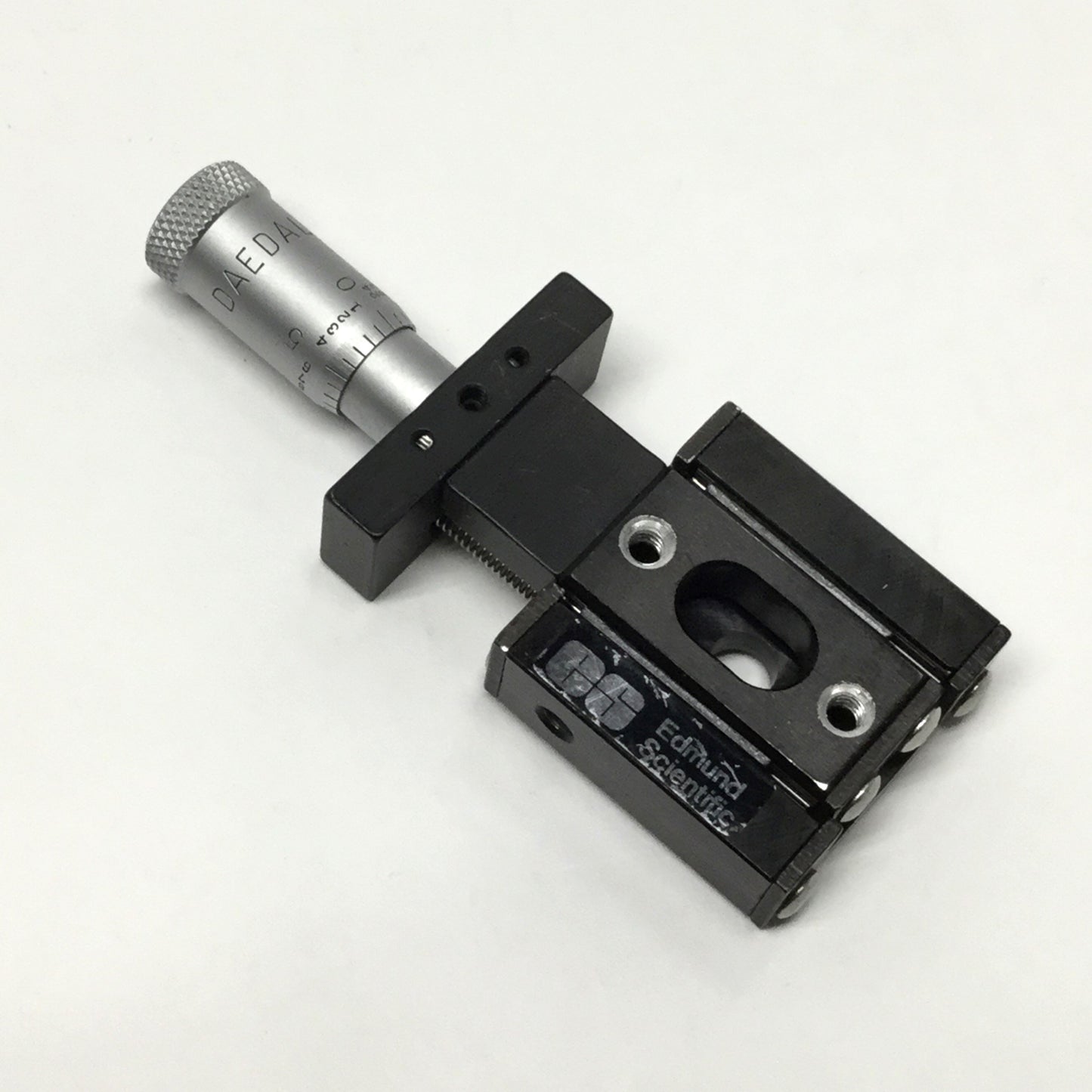 Used Edmund Optics 33-474 X-Axis Linear Ball Positioner Stage Table 1/2" Travel