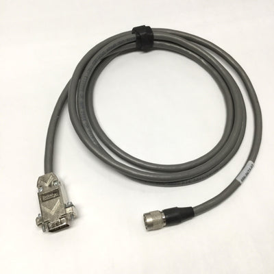 Used Datalogic 606-0673-02 Power and I/O Camera Cable, 12-Pin to DB15 Male, 2 Meters