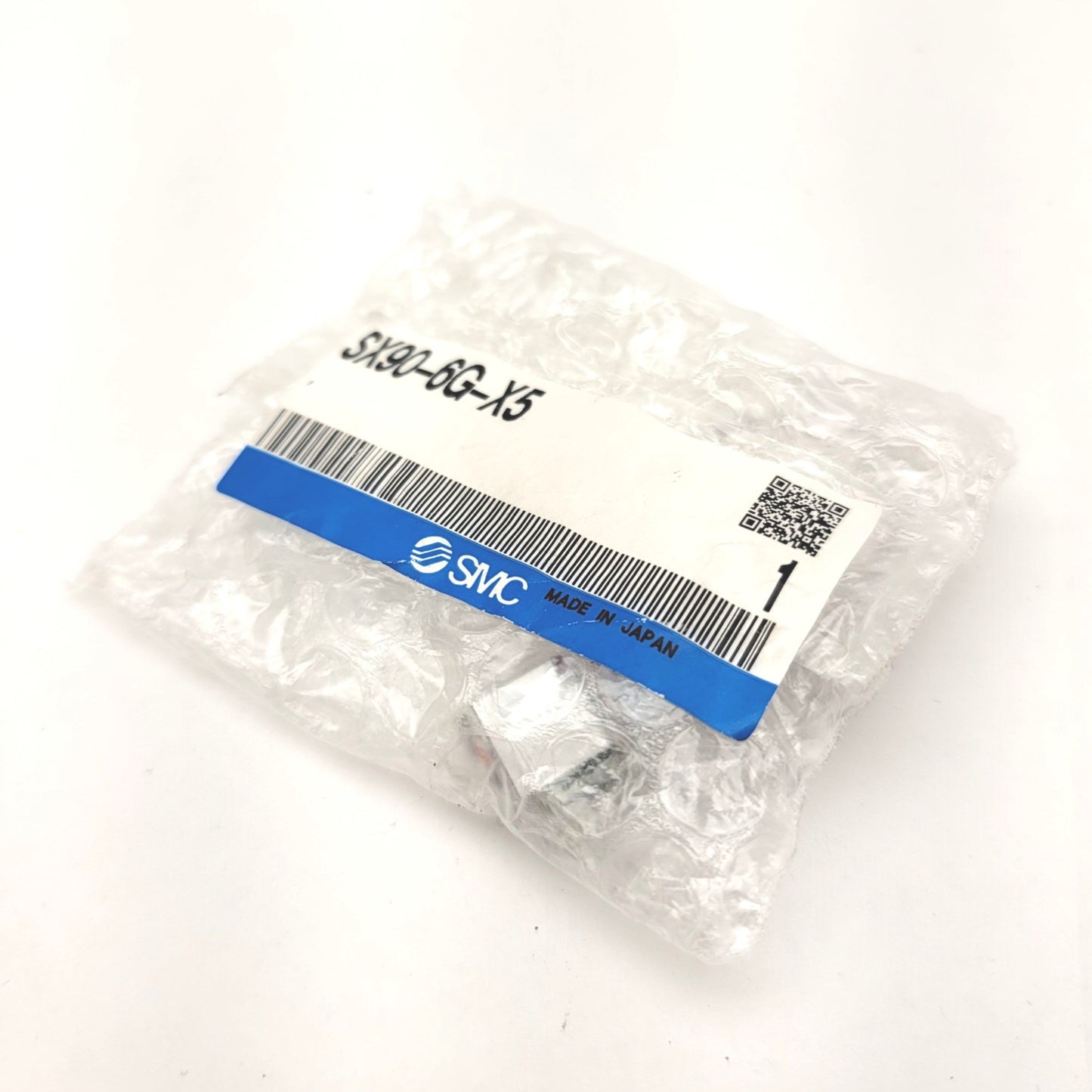 New SMC SX90-6G-X5 Low Profile 3-Port Solenoid Valve 12VDC, -100kPa To 0.2MPa