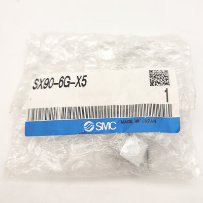 New SMC SX90-6G-X5 Low Profile 3-Port Solenoid Valve 12VDC, -100kPa To 0.2MPa