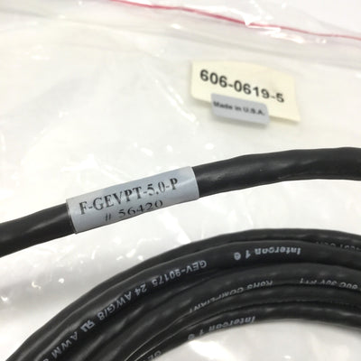 New Intercon 1 F-GEVPT-5.0-P GigE Machine Vision Gigabit Ethernet Camera Cable 5m