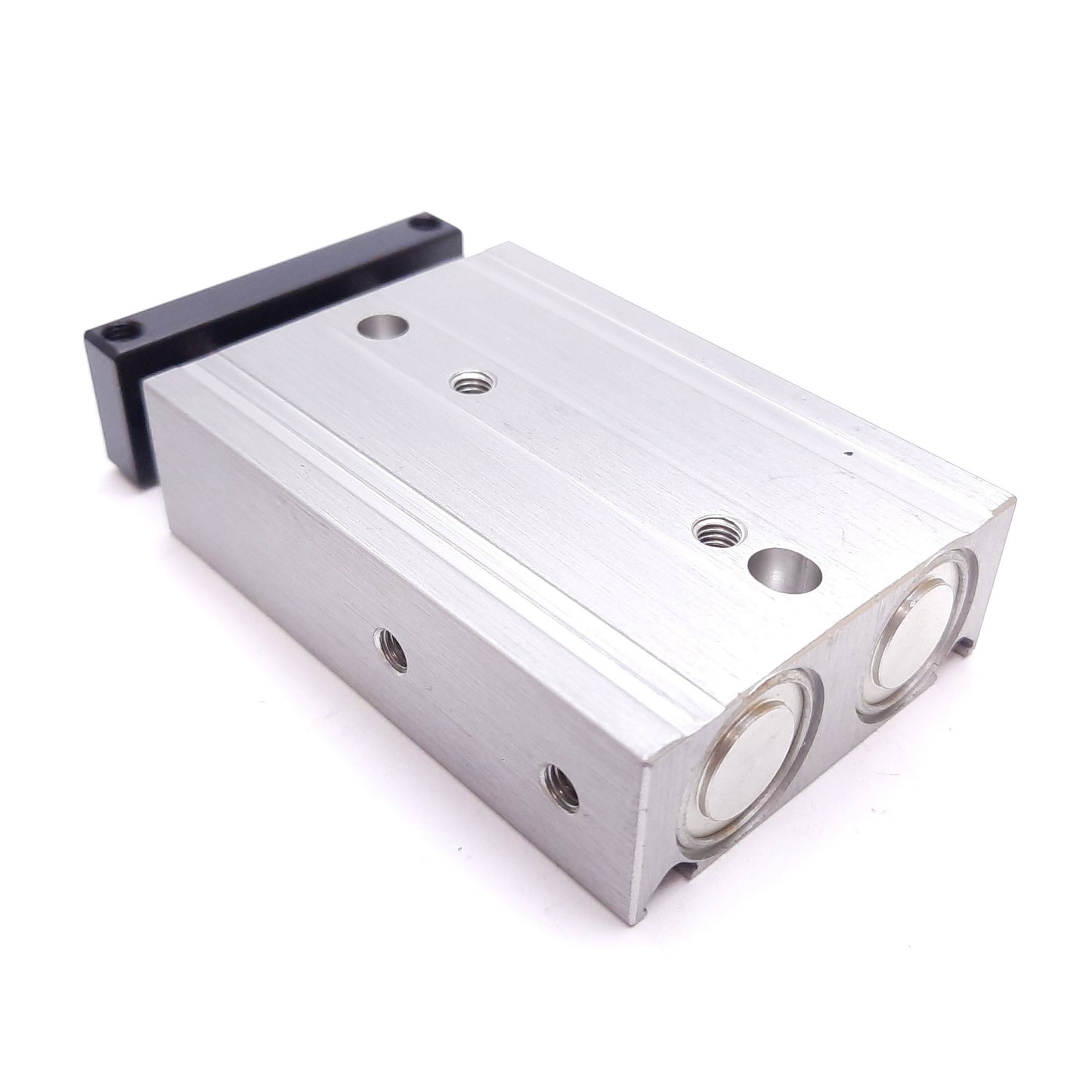 Used CKD STRM-1610 Pneumatic Cylinder, Dual Rod, Bore: 16mm, Stroke: 10mm, M5x0.8