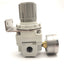Used SMC IRV2000-N02BG Vacuum Regulator With Gauge And Bracket, -100 To -1.3kPa