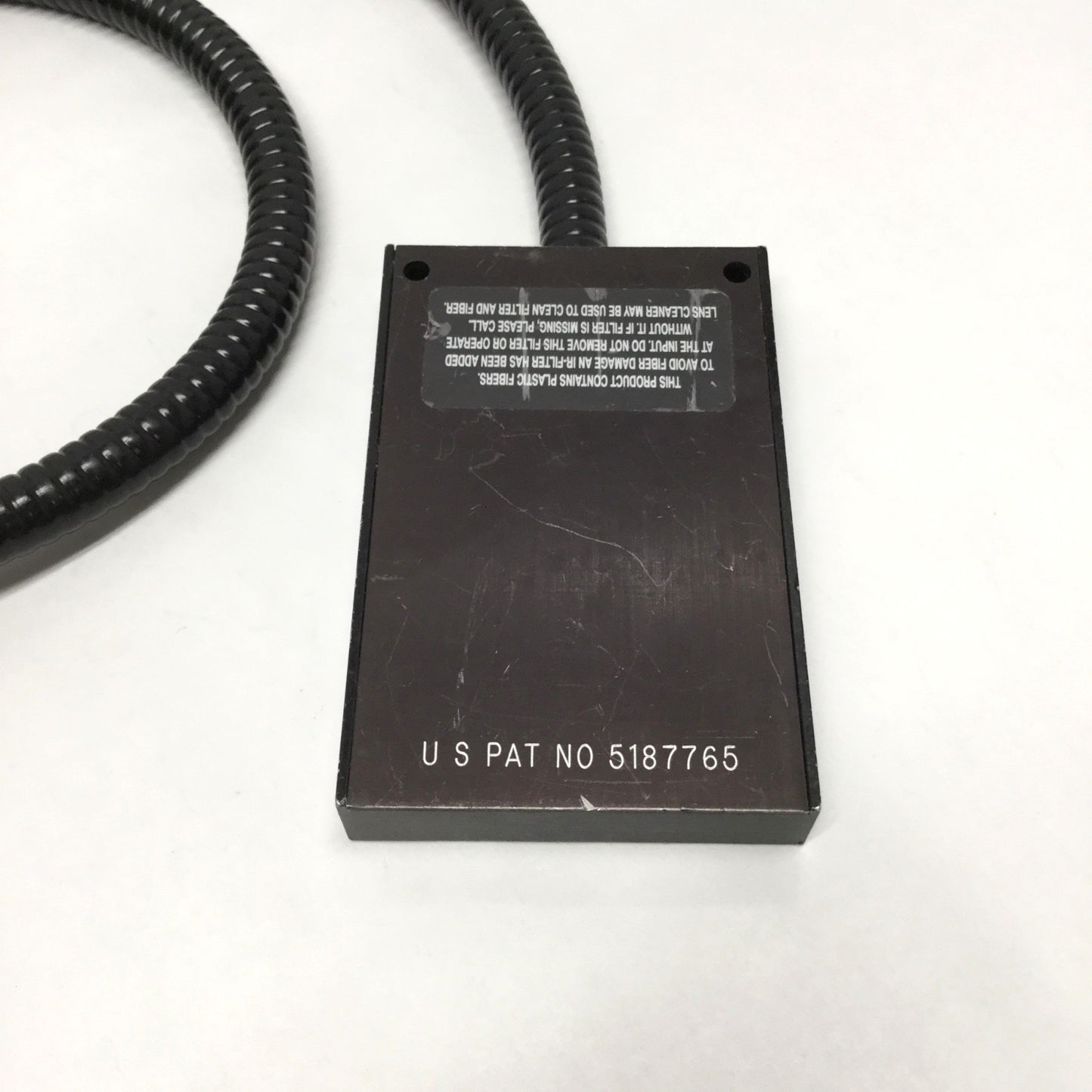 Used Schott Fostec A08920 Machine Vision Fiber Optic Guide Backlight 2" x 2" Panel