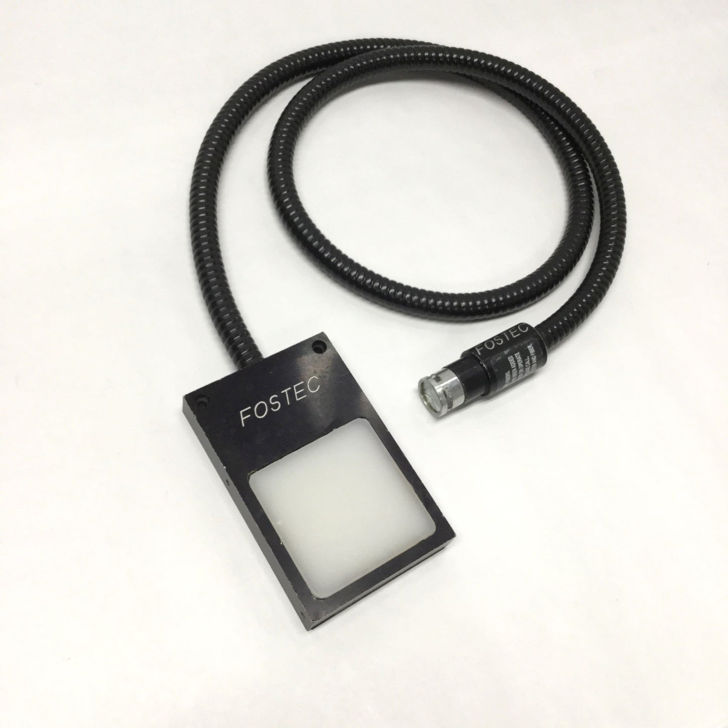 Used Schott Fostec A08920 Machine Vision Fiber Optic Guide Backlight 2" x 2" Panel