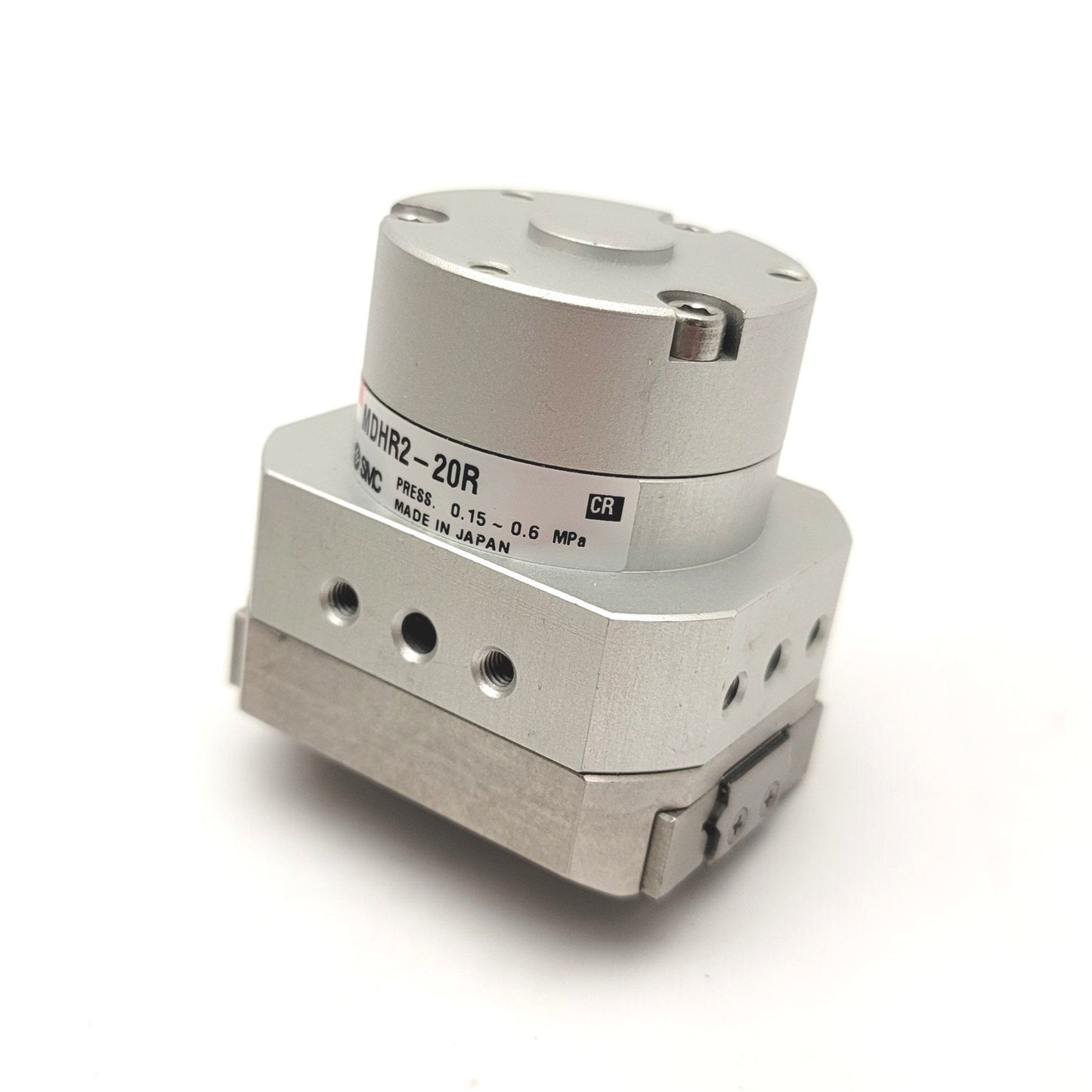 New Other SMC MDHR2-20R Rotary Actuated Pneumatic 2-Finger Gripper, 12mm Stroke, 35N Force