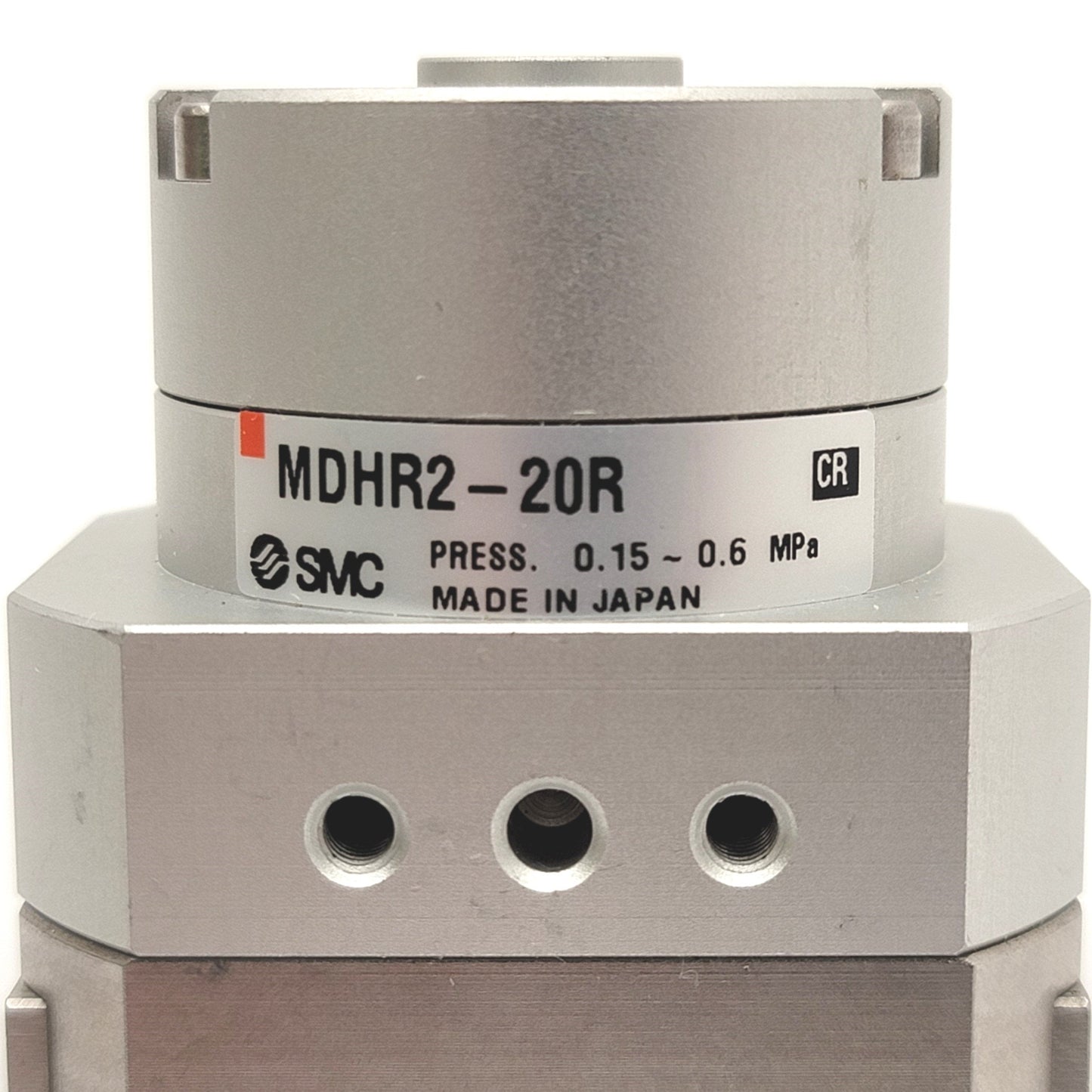 New Other SMC MDHR2-20R Rotary Actuated Pneumatic 2-Finger Gripper, 12mm Stroke, 35N Force