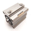 Used SMC NCQ2B50-50D Pneumatic Cylinder, Bore: 50mm, Stroke: 50mm, 1/4" NPT