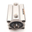 Used SMC NCQ2B50-50D Pneumatic Cylinder, Bore: 50mm, Stroke: 50mm, 1/4" NPT