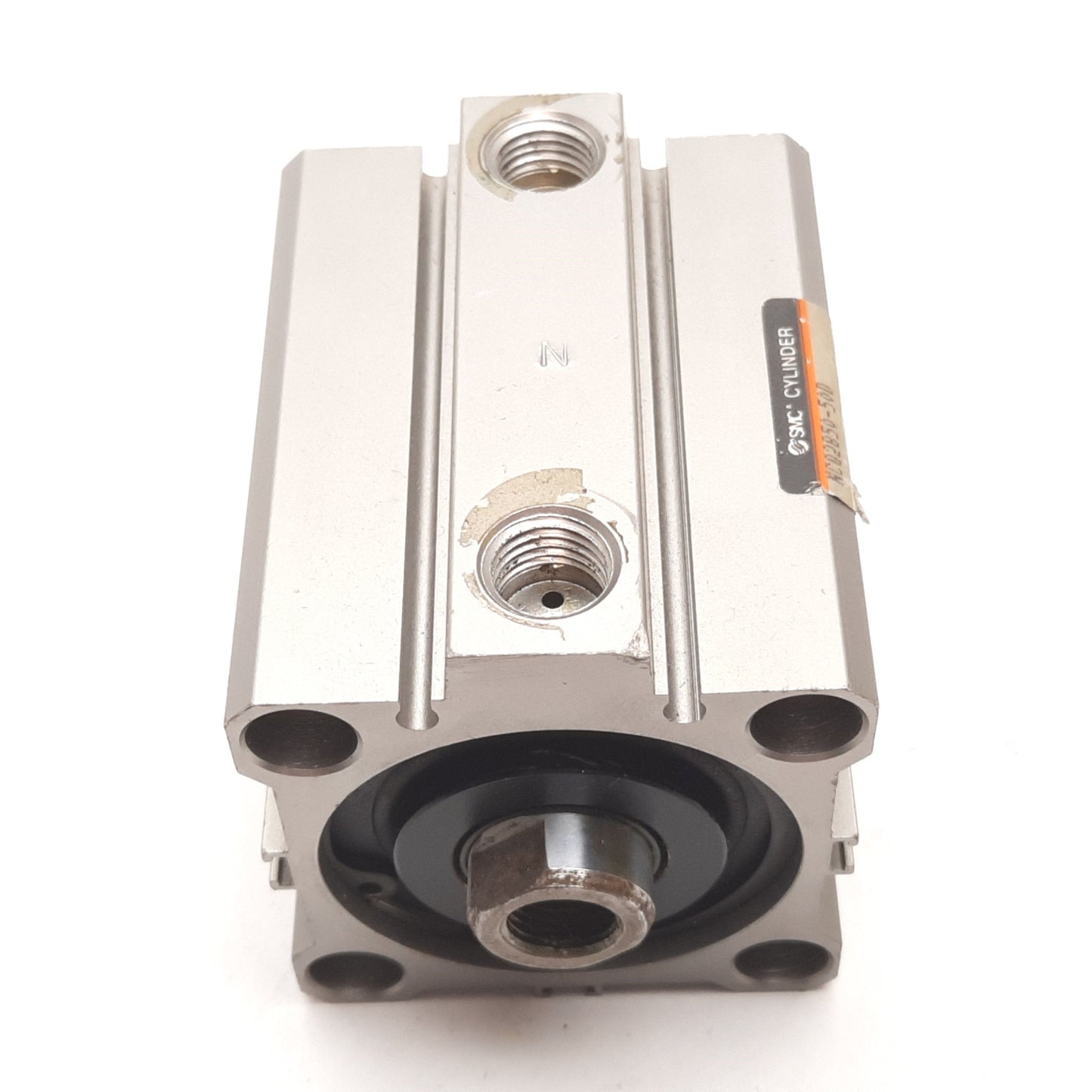 Used SMC NCQ2B50-50D Pneumatic Cylinder, Bore: 50mm, Stroke: 50mm, 1/4" NPT