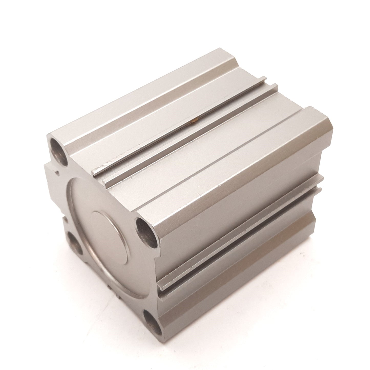 Used SMC NCQ2B50-50D Pneumatic Cylinder, Bore: 50mm, Stroke: 50mm, 1/4" NPT