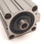 Used SMC NCQ2B50-50D Pneumatic Cylinder, Bore: 50mm, Stroke: 50mm, 1/4" NPT