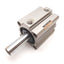 Used SMC NCQ2B50-50D Pneumatic Cylinder, Bore: 50mm, Stroke: 50mm, 1/4" NPT