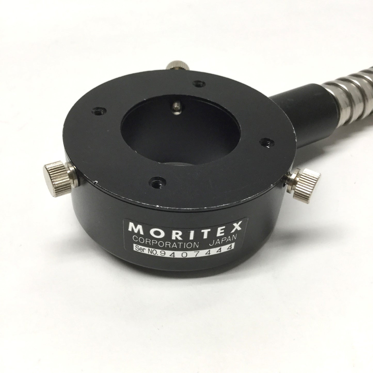 Used Schott Moritex MRG31-1000S Fiber Optic Ring Light Guide Cable Ø31mm ID, 1m L