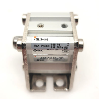 New – Open box SMC CQ2L25-10S Spring Return Compact Cylinder Bore: 25mm Stroke: 10mm, 0.05-1MPa